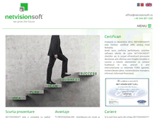 Tablet Screenshot of netvisionsoft.ro